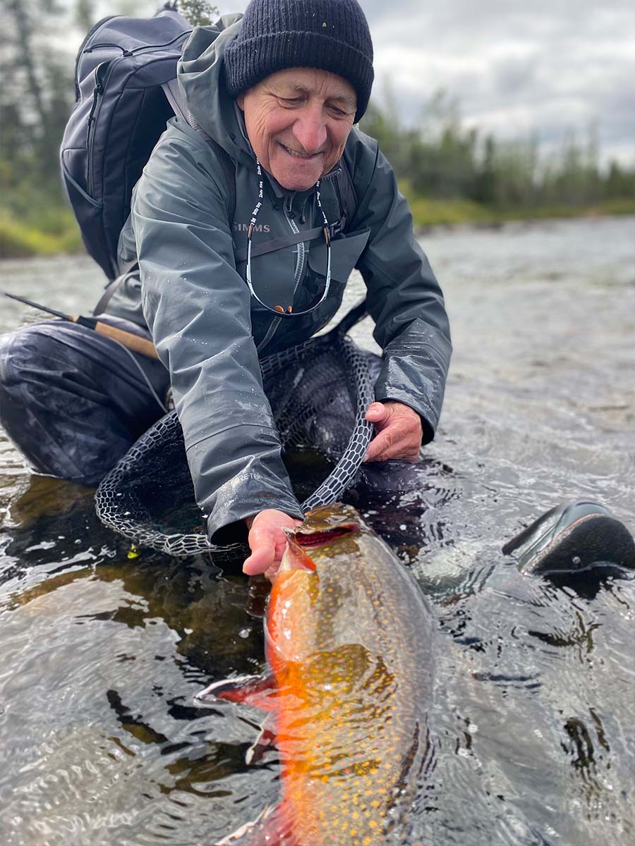 Huge colored brook Trout